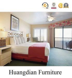 Custom Solid Wood Modern Hospitality Room Set Elegant Hotel Bedroom Furniture (HD1009)