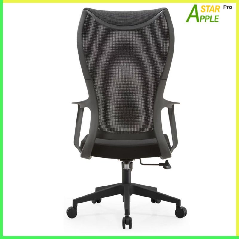 High Back Computer Parts Game Ergonomic Mesh Barber Beauty Massage Plastic Office Folding Shampoo Chairs Gaming Executive Chair with Soft Fabric Surface Armrest
