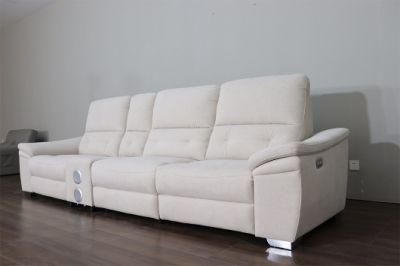 Chinese Style Wooden Furniture 1+2+3 Leather L-Shaped Sofa