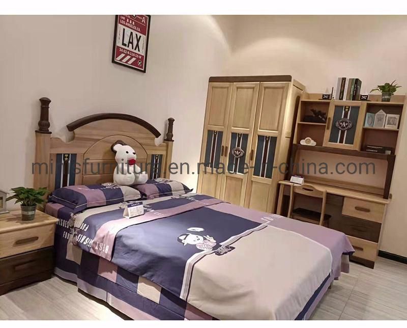 (MN-HB121) Modern Home Bedroom Furniture Kids/Teenagers/Adults Bed with Cabinets
