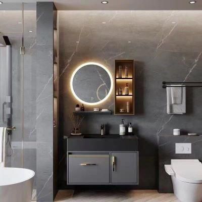 Bathroom Furniture Modern Light Luxury Simple Intelligent Mirror with Ceramic Basin