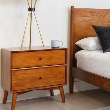Wooden Bedroom Furniture Bedside Table Nightstand