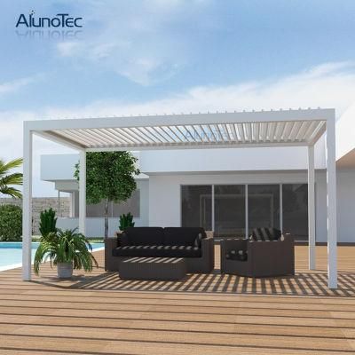 Quality Chinese Motor Gazebo Pergola Louvered Roof for Outdoor