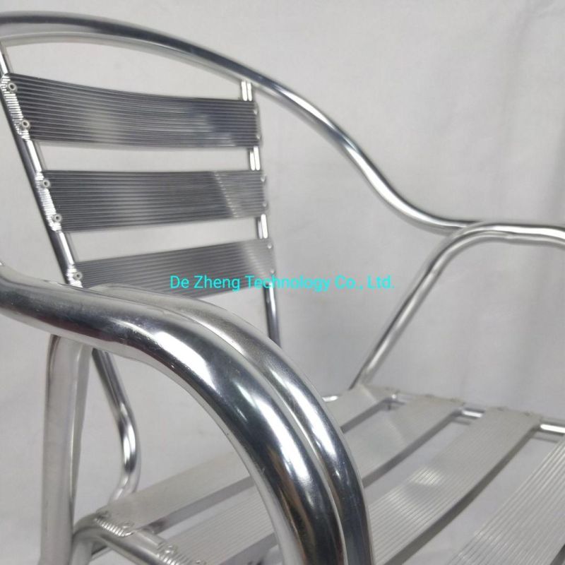 Hot Sale Patio Wholesale Bistro Chair Outdoor Cafe Aluminum Hotel Patio Modern Dining Furniture