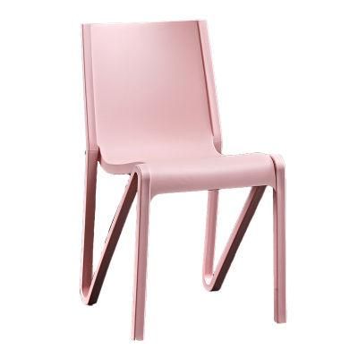 Outdoor Banquet Stool Green PP Plastic Chair Home Dining Furniture Restaurant Garden Dining Chair for Cafe