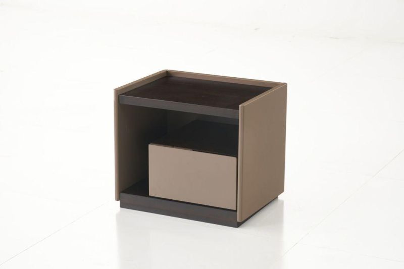 FL62 Night Stand /Eucalyptus Veneer / Steel Base Coating /Italian Modern Furniture Home and Hotel