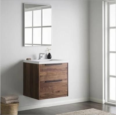 Modern Luxury Wooden Bathroom Vanity with Ceramics Basin