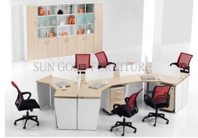 (SZ-WS157) Cheap Wholesale Employee Office Workstation 6 Seats Office Partition Design