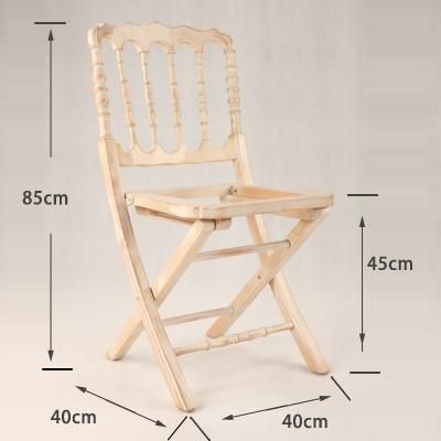 Solid Wood Folding Napoleon Chair Foldable Napoleon Chair