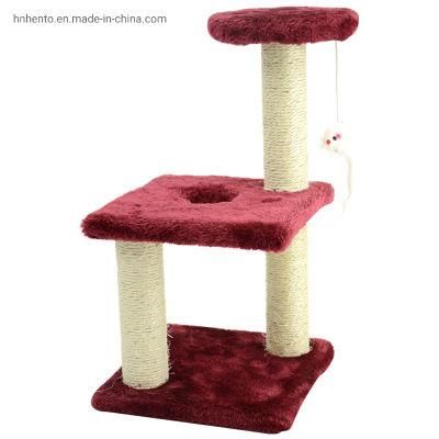Luxury Modern Large Wood Cat Plush Furnitures