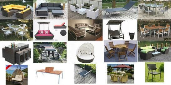 Modern Aluminum Garden Dining Table and Chair High Quality Aluminum Table Leisure Hotel Resort Outdoor Dining Table