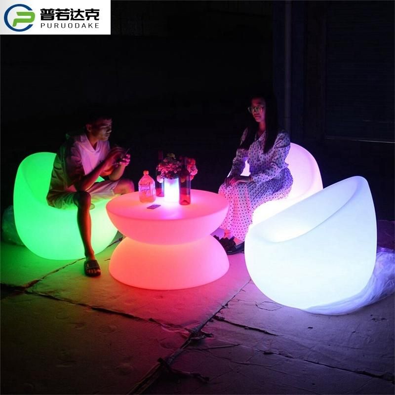 Plastic Rotomolded Modern Lighting Furniture for Bar