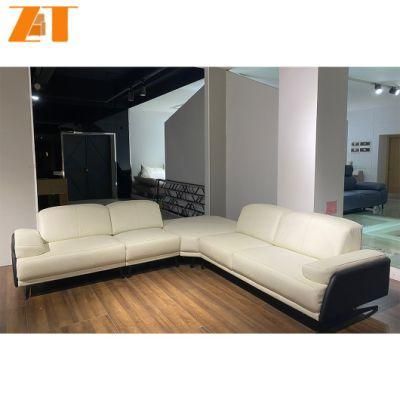 2022 New Design White Living Room Furniture Can Be Customized Leather Light Luxury Sofa