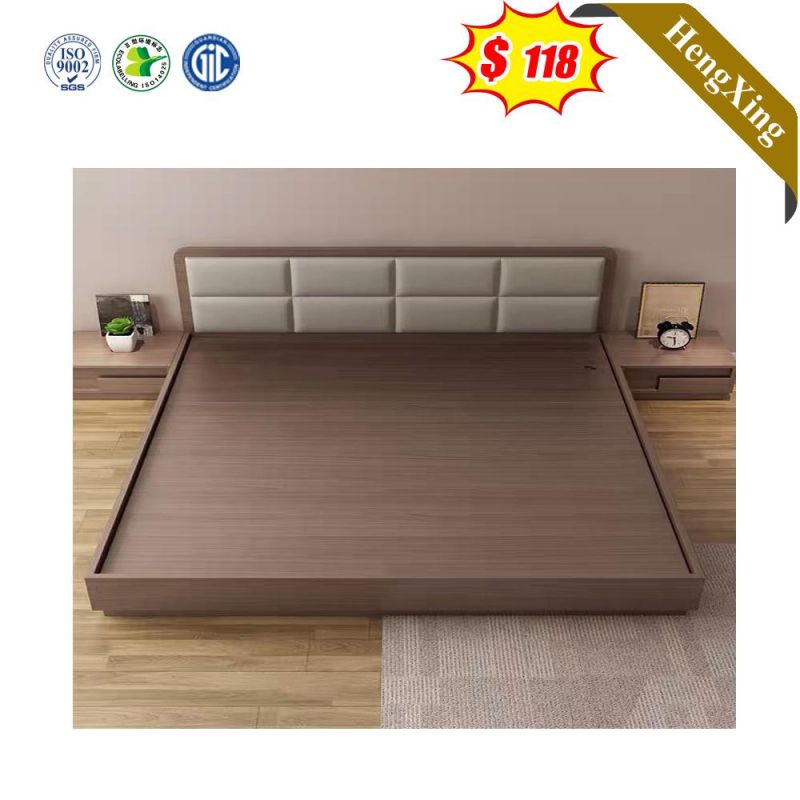 Square Non-Adjustable Modern King Bed with CE Certification