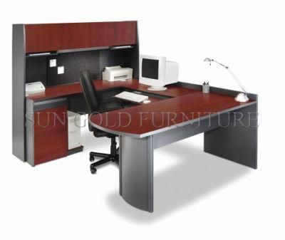 Popular Credenza Shell Office Table Design Photo with U-Shape (SZ-OD380)