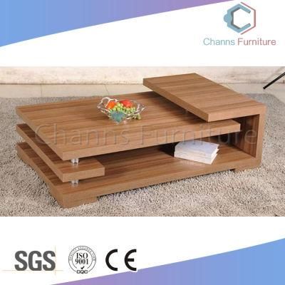 Modern Wooden Coffee Table Tea Desk for Office (CAS-CF1801)
