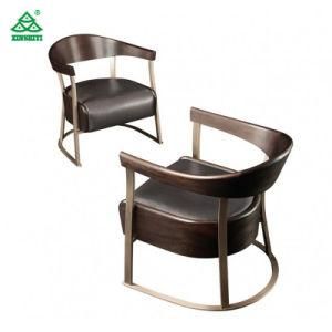 Hotel Metal Furniture Leather Chair Design for Hotel Banquet Room