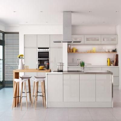 European Italian Pantry Cupboard Furniture Design Customized Modern Lacquer Modular Kitchen Cabinet