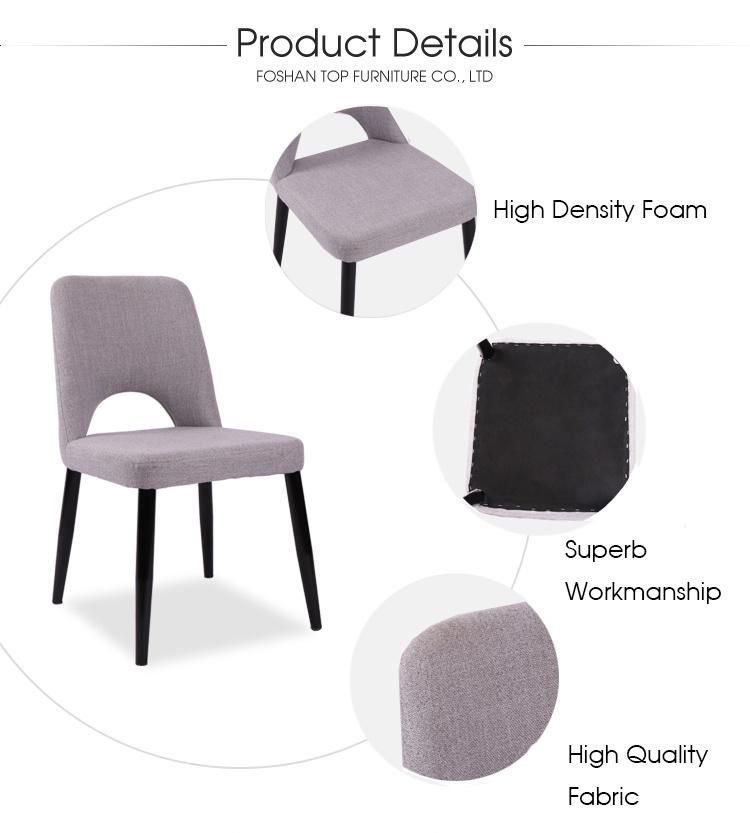 Modern Simple Design Wooden Like Restaurant Dining Chairs Design