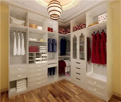 Modern Design Luxury Wardrobe Furniture Wooden Walk-in Wardrobe