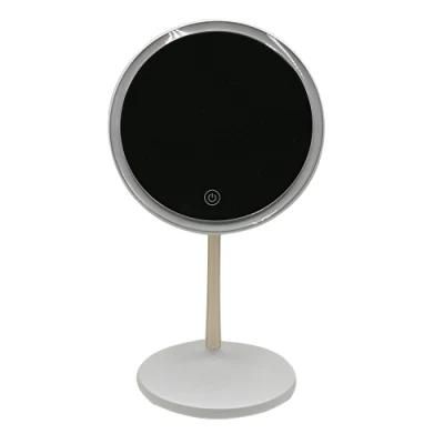 Desktop Touch Screen Makeup USB Charging Ring LED Mirror