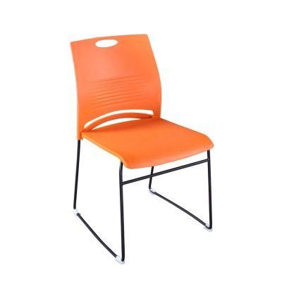 Modern Plastic Stacking Office Training Room Chair Conference Visitor Chairs Without Wheels