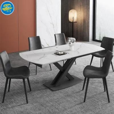 Modern Functional Ceramic Table and Chair Dining Furniture