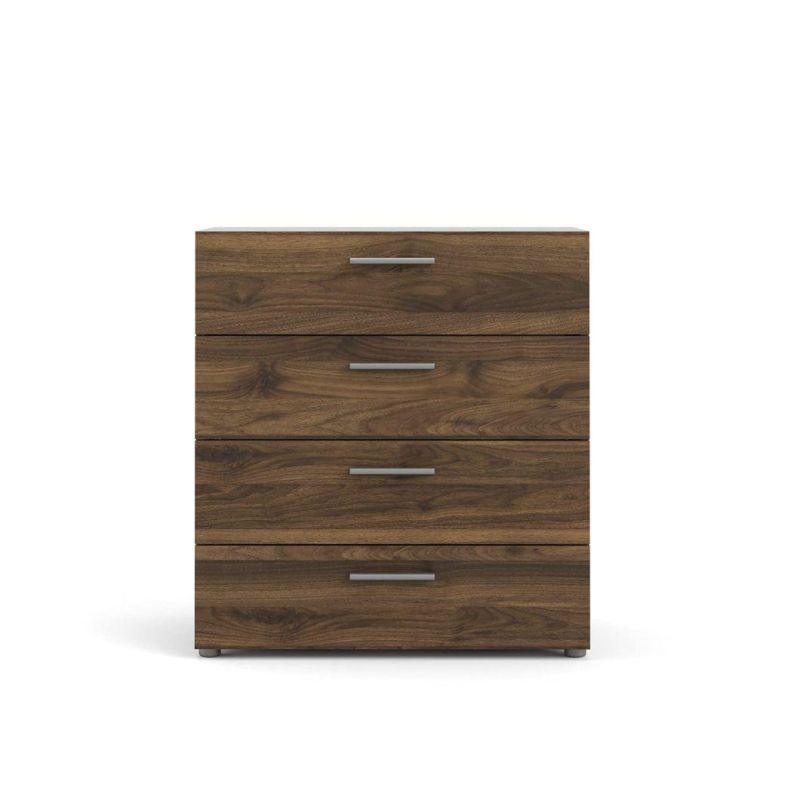 Contemporary Design 4 Drawer Chest, Suitable for Small Rooms