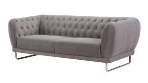 American Modern Gray Fabric Sofa Set