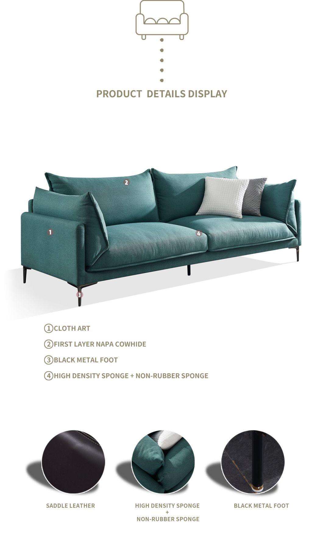 2021 China Factory Modern Contracted Cloth Sofa Furniture