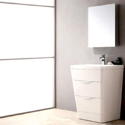 Modern Style Hot Selling White Oak Vanity with Medicine Cabinet Bathroom Furniture Vanities