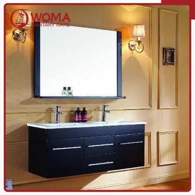 Woma Oak 600mm Size Bathroom Vanity with Ceramic Basin Top (1002D)