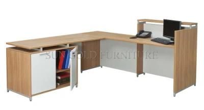 Cheap Price Wooden L Shape Doctor Office Table with File Cabinet (SZ-OD274)