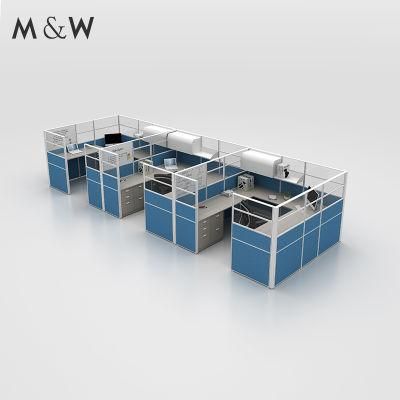 Offical Table Desk L Shape Partition Modular Cubicle Office Furniture