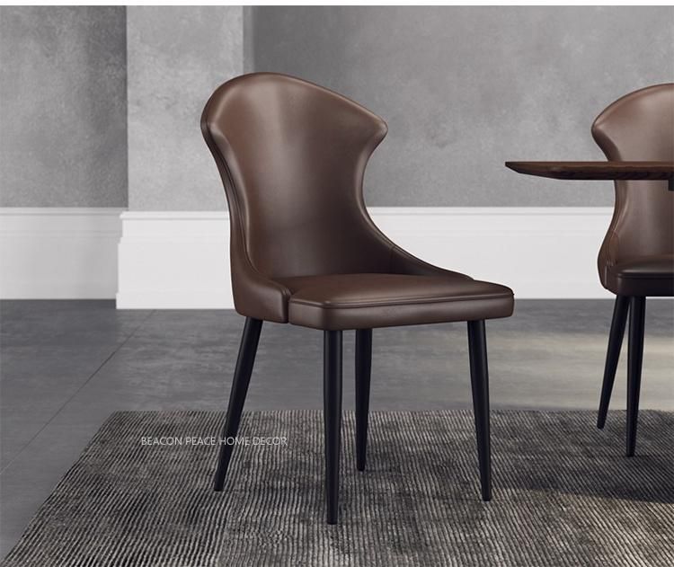 New Design Hotel Restaurant Dining Andrea Fabric Modern Dining Chair