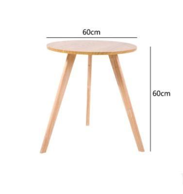 Round Wooden Dining Table Coffee Table for Hotel/Living Room/Office/Restaurant