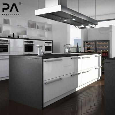 New Modern Unique Kitchen Interior Island Design Cabinet with Cupboard