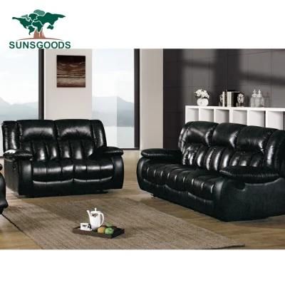 Factory Wholesale 2+3 Seat Cheap Luxury Couch PU Leather Living Room Furniture Recliner Modern Sofa