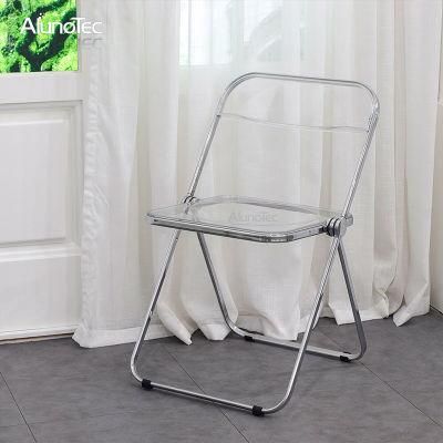 Leisure Steel Frame Garden Portable Furniture Light Blue Folding Chair