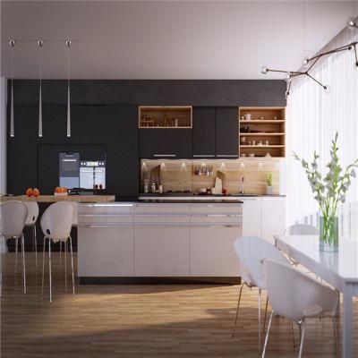 Modern Design High Gloss Fiberglass Kitchen Cabinets for Modular Kitchen Furniture