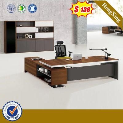 L Shape Melamine Executive Table Gaming Play Modern Office Furniture