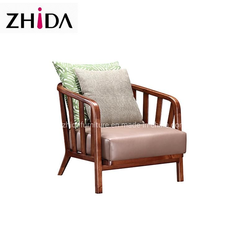 Commercial Furniture Solid Wood Leisure Chair