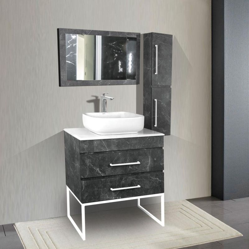 Wholesale Bathroom Vanity Hot Sale Vanity with Mirror Cabinet