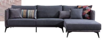 New Arrivals European Style Corner L Shape Home Furniture Leather Sofa