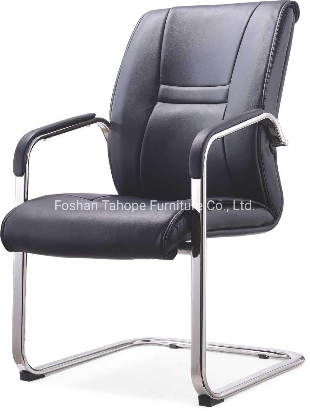 Modern Office Furniture Conference Manager Use Leather Visitor Meeting Computer Chair