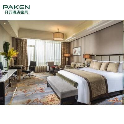 Customized Hotel Resort Room Furniture Set Wooden Chinese Furniture