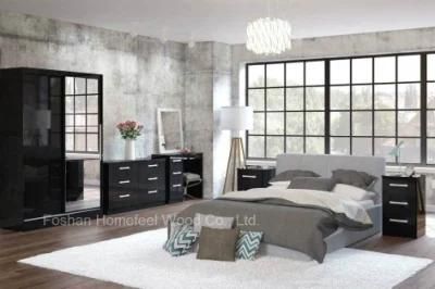 Modern Apartment High Gloss Bedroom Furniture (HF-EY008)