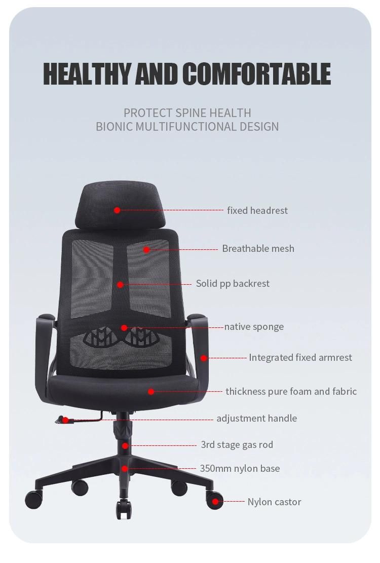 High Back Adjustable Mesh Swivel Executive Gaming Furniture Office Chair