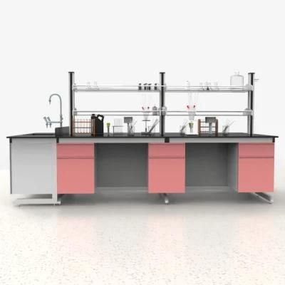 Factory Hot Sell Biological Steel Epoxy Resin Lab Bench, Fashion Physical Steel Lab Furniture with Linners/