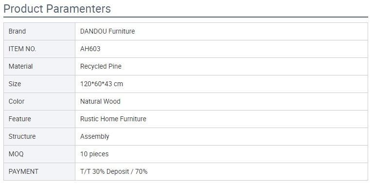 Furniture Wooden Furniture Cabinet Modern Furniture Home Furniture Living Room Furniture Multi-Function Antique Rustic Reclaimed Wood Coffee Table